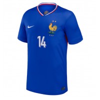 Camisa de Futebol França Adrien Rabiot #14 Equipamento Principal Europeu 2024 Manga Curta